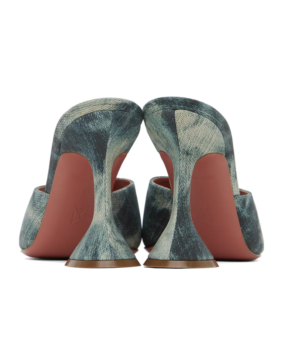 Lupita Square-Toed Heels Sandals