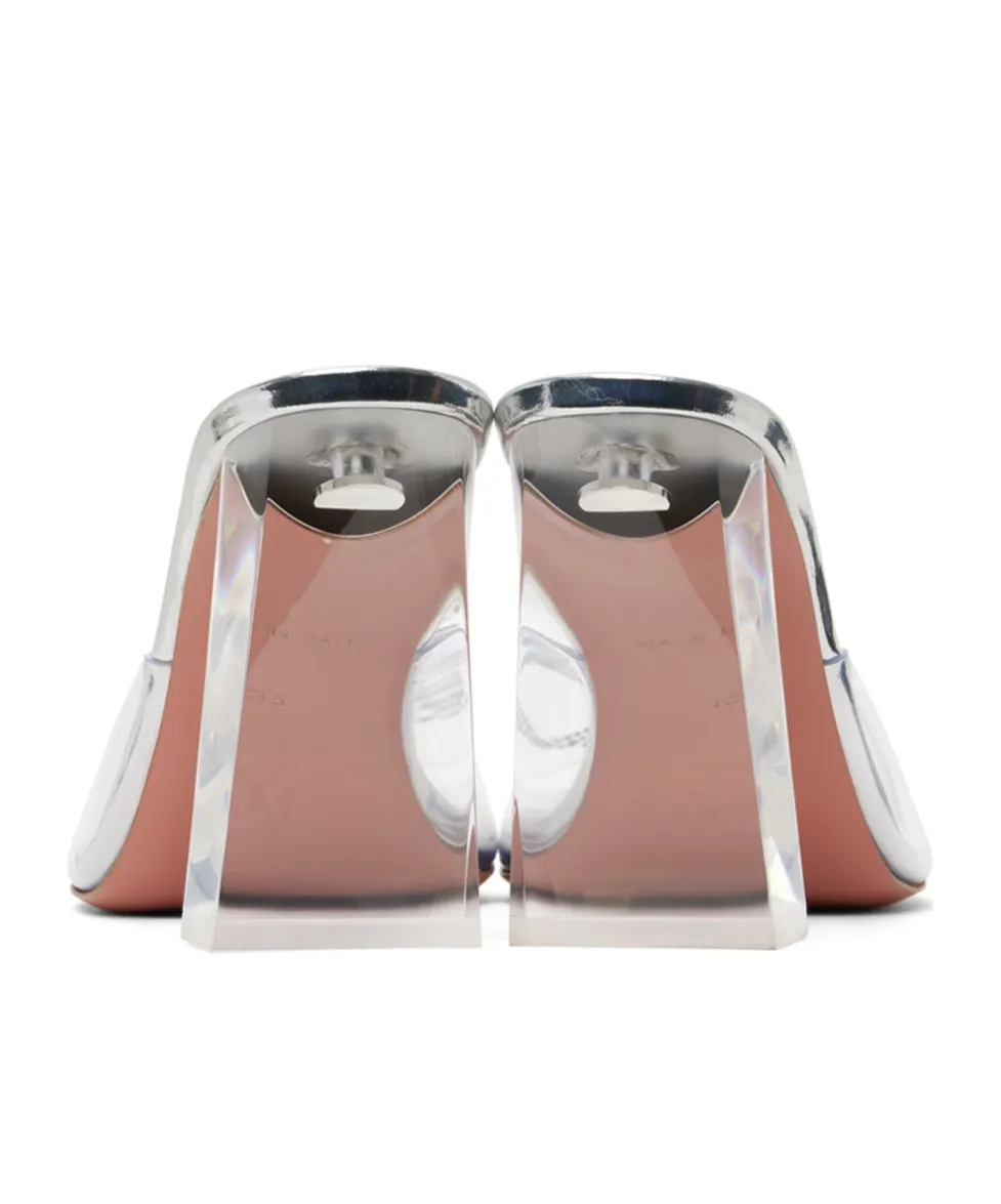 Bella Glass High-Heeled Sandals
