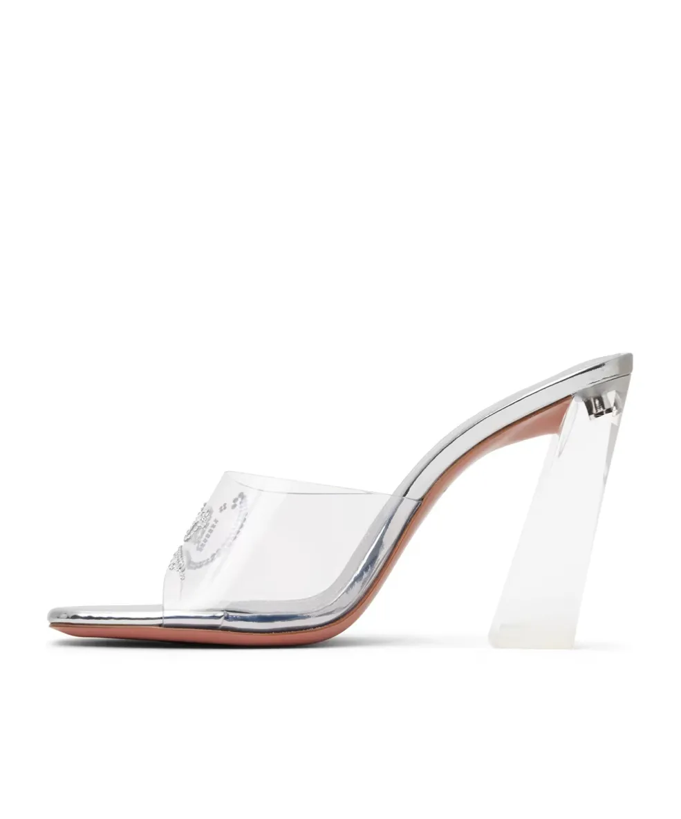 Bella Glass High-Heeled Sandals