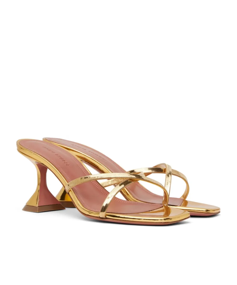 Henson Cross-Chain High-Heeled Sandals