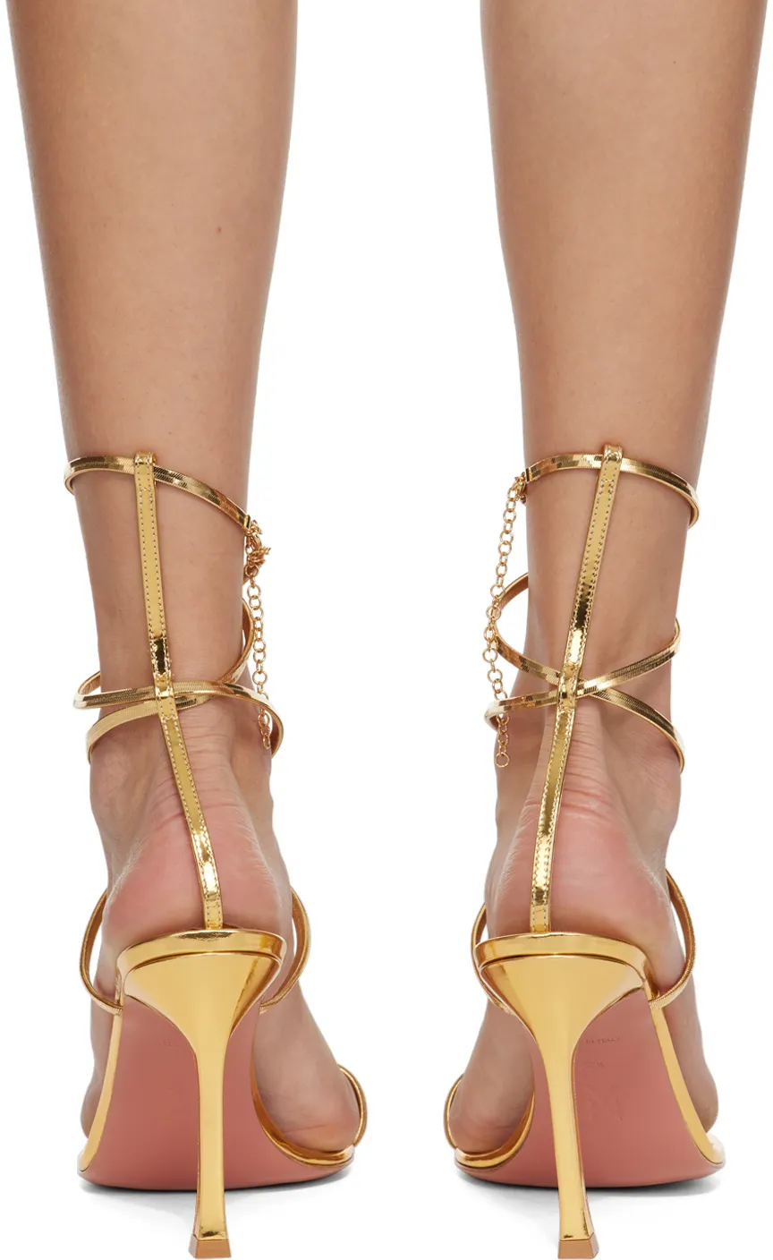 Henson Thong Lace Up Single-Toed High-Heeled Sandals