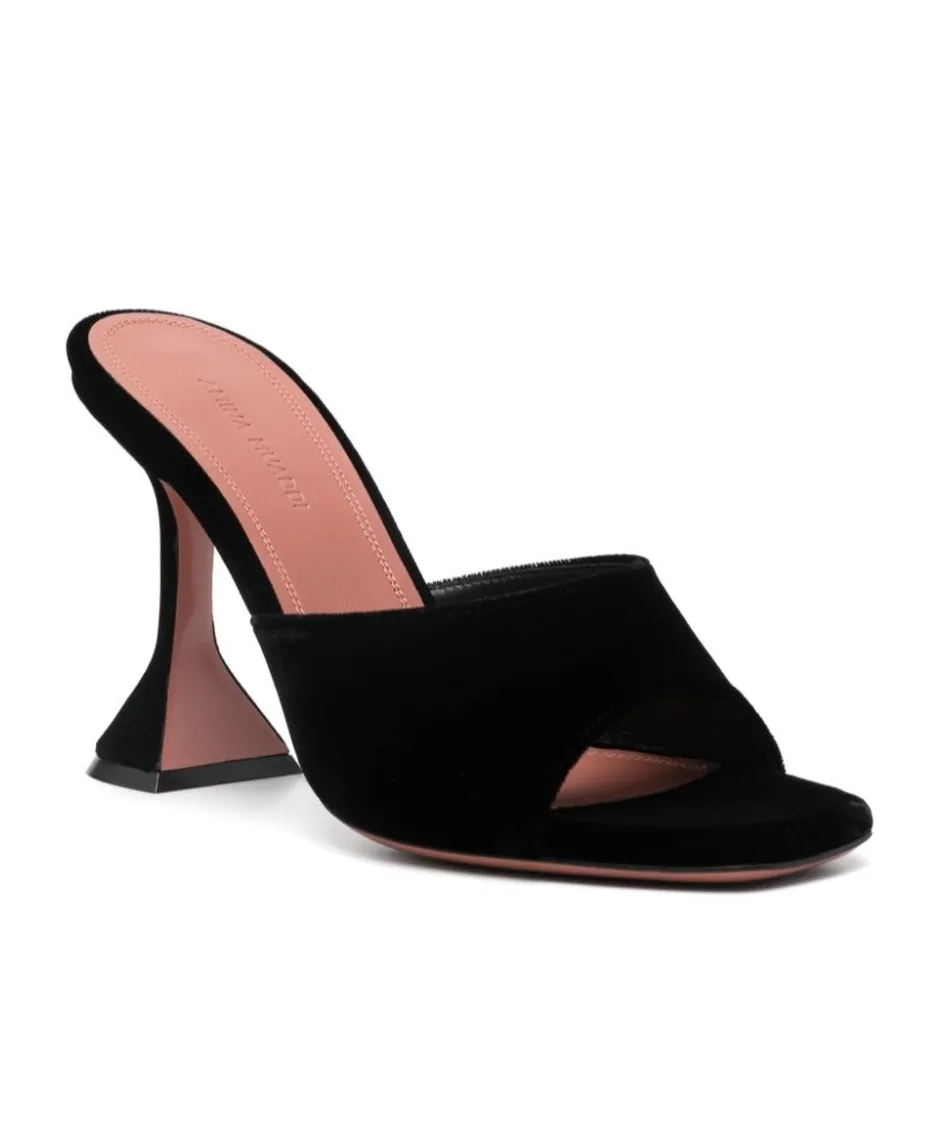 Lupita Slipper Velvet Sandals