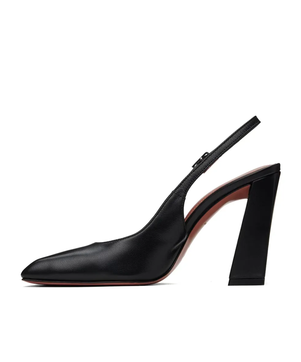 Charlotte Sling Block Nappa Slingback