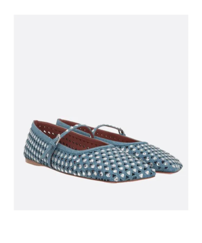 Square-Toed Ballet Flats