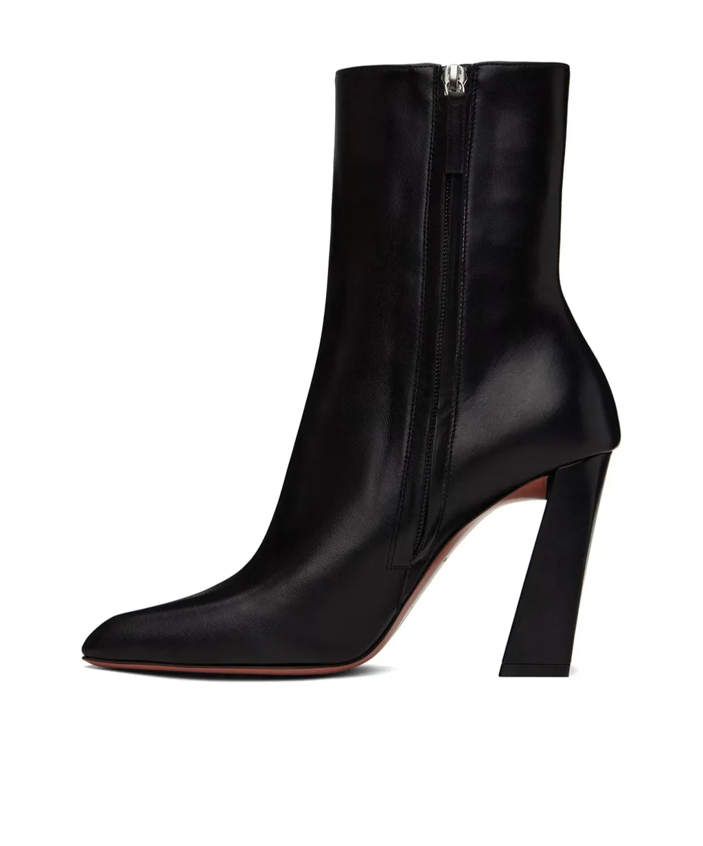 Marine Zipper Short Boots