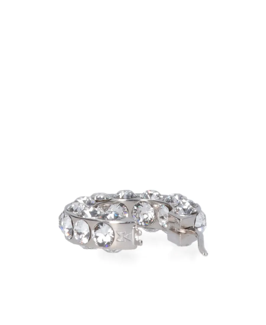 Crystal Decorated Ring Earrings