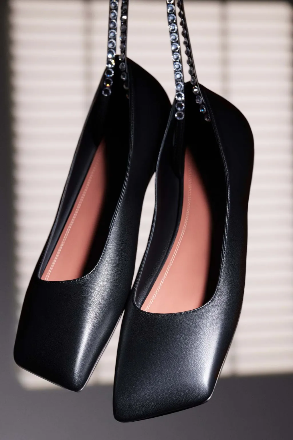 Lace-Up Flat Napa Leather Shoes