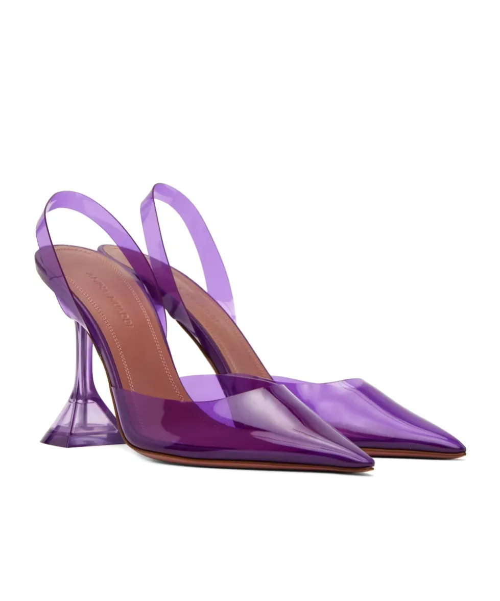 Hollie Glass Sling Pumps