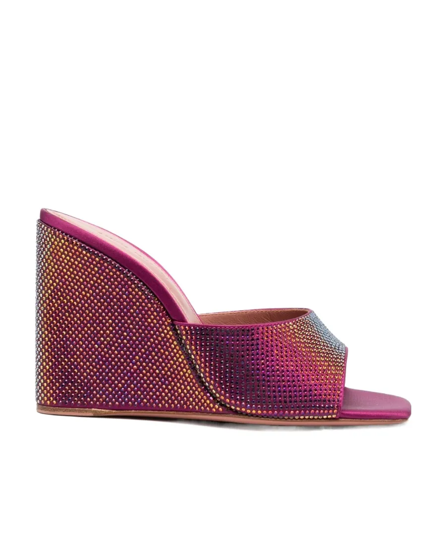 Lupita Crystal Wedge Mules