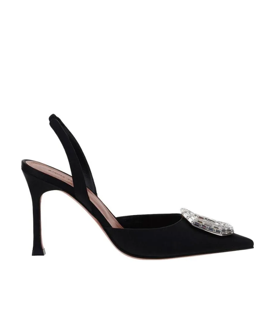 Logo Pointed High Heels