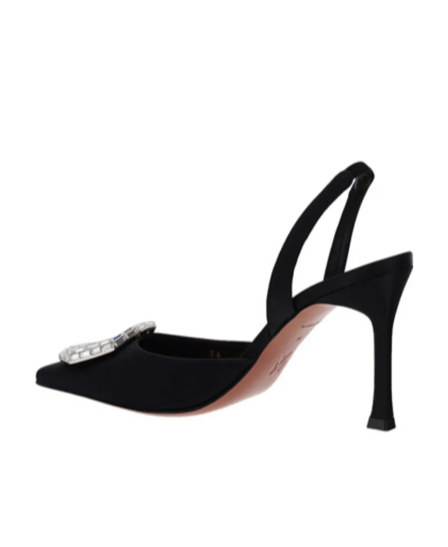 Logo Pointed High Heels