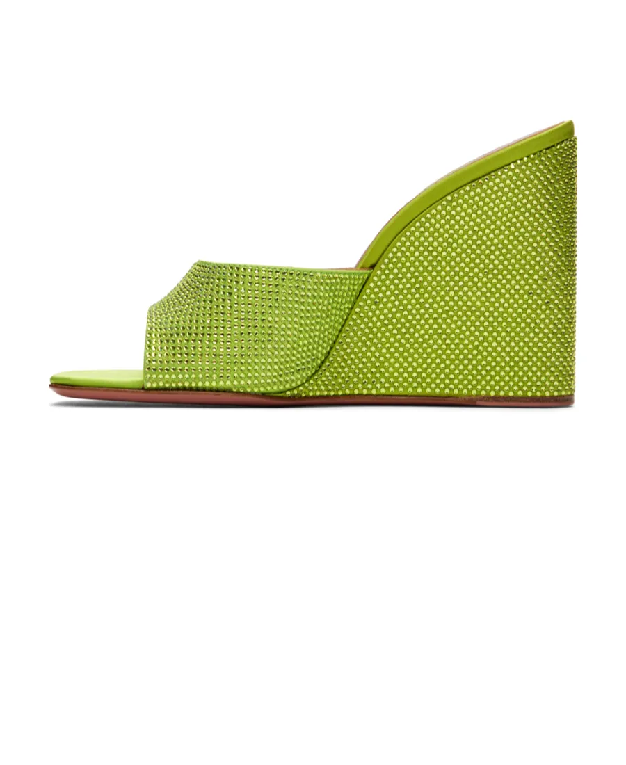 Silk Satin Wedges, 4