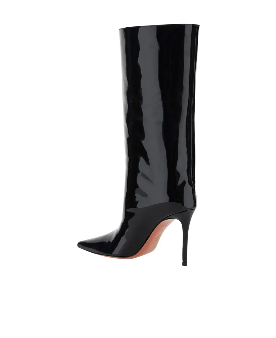 Fiona 100Mm Patent Leather Boots
