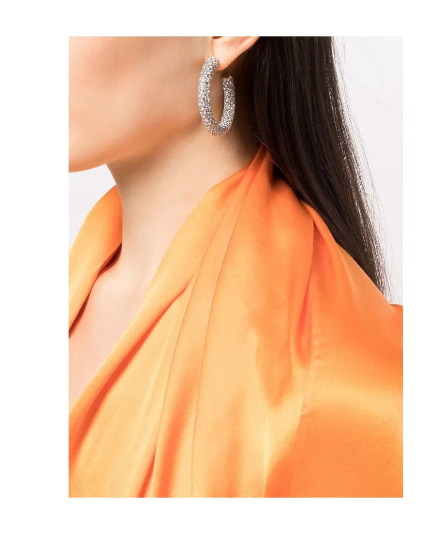 Texture Inlaid Medium Earrings