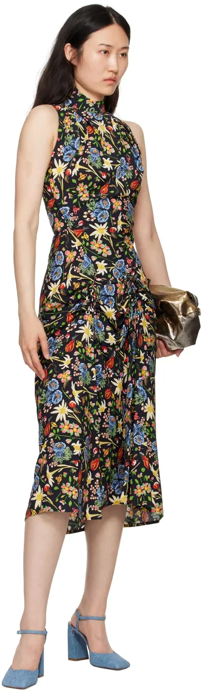 Charlotte Pump Block Printed Denim