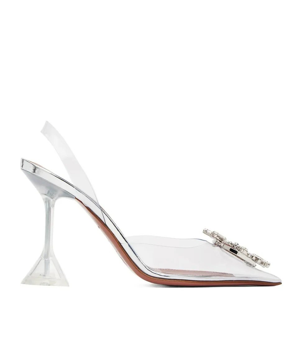 Begum Glass Sling Heels