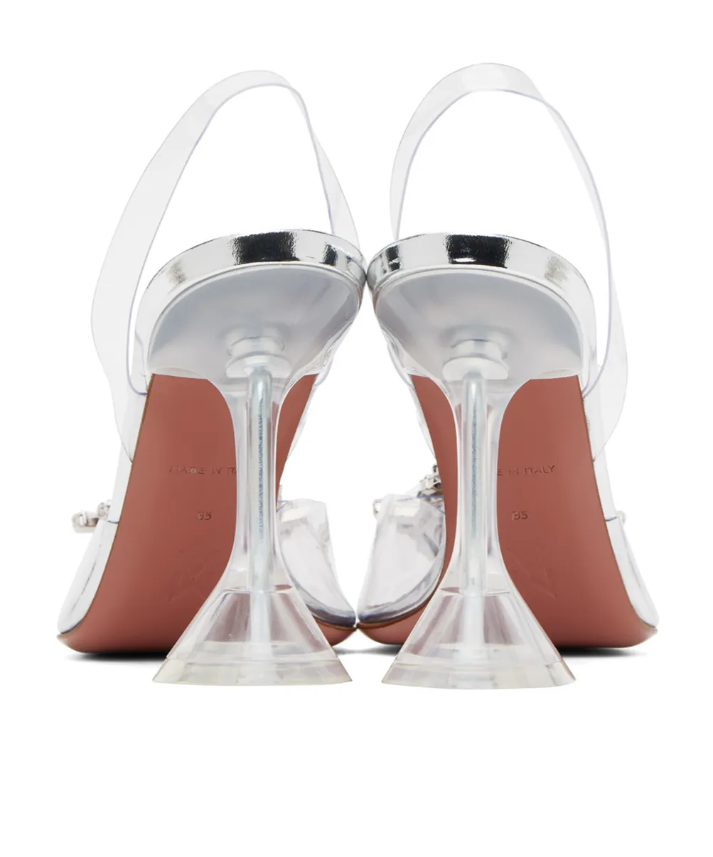 Begum Glass Sling Heels