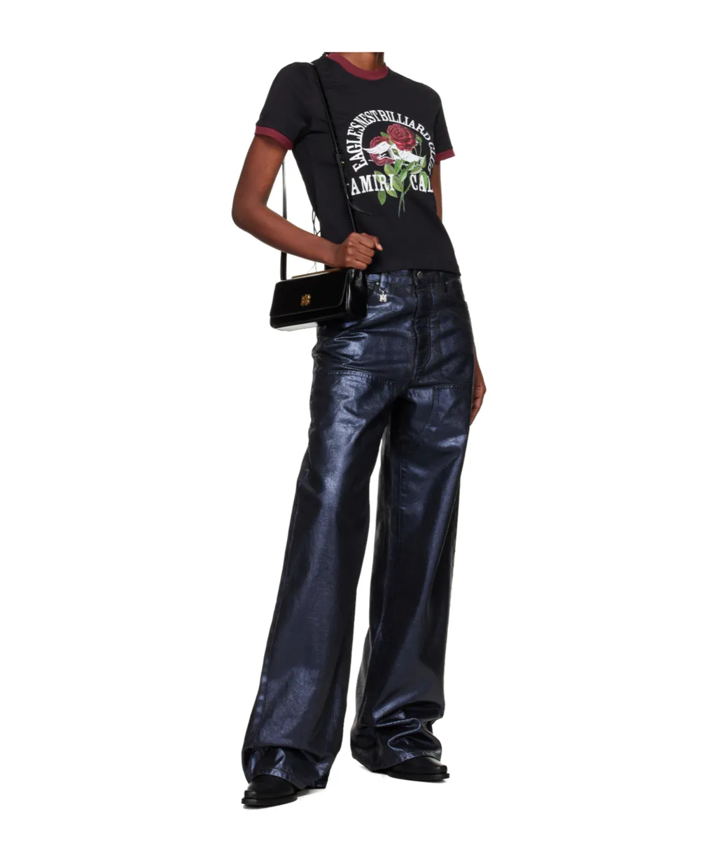Coated Denim Carpenter Jeans
