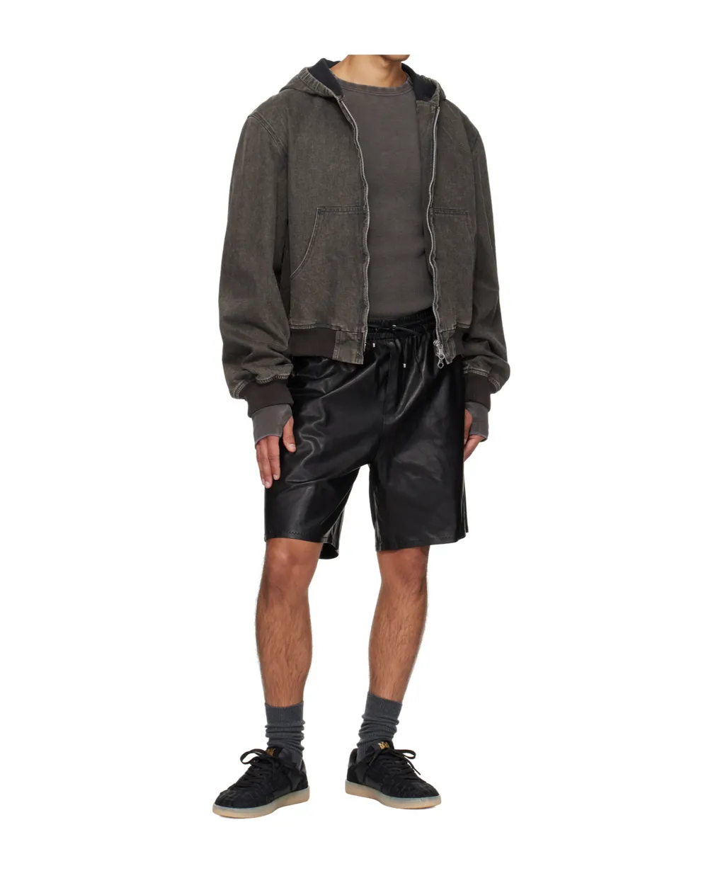 Lightweight Leather Shorts
