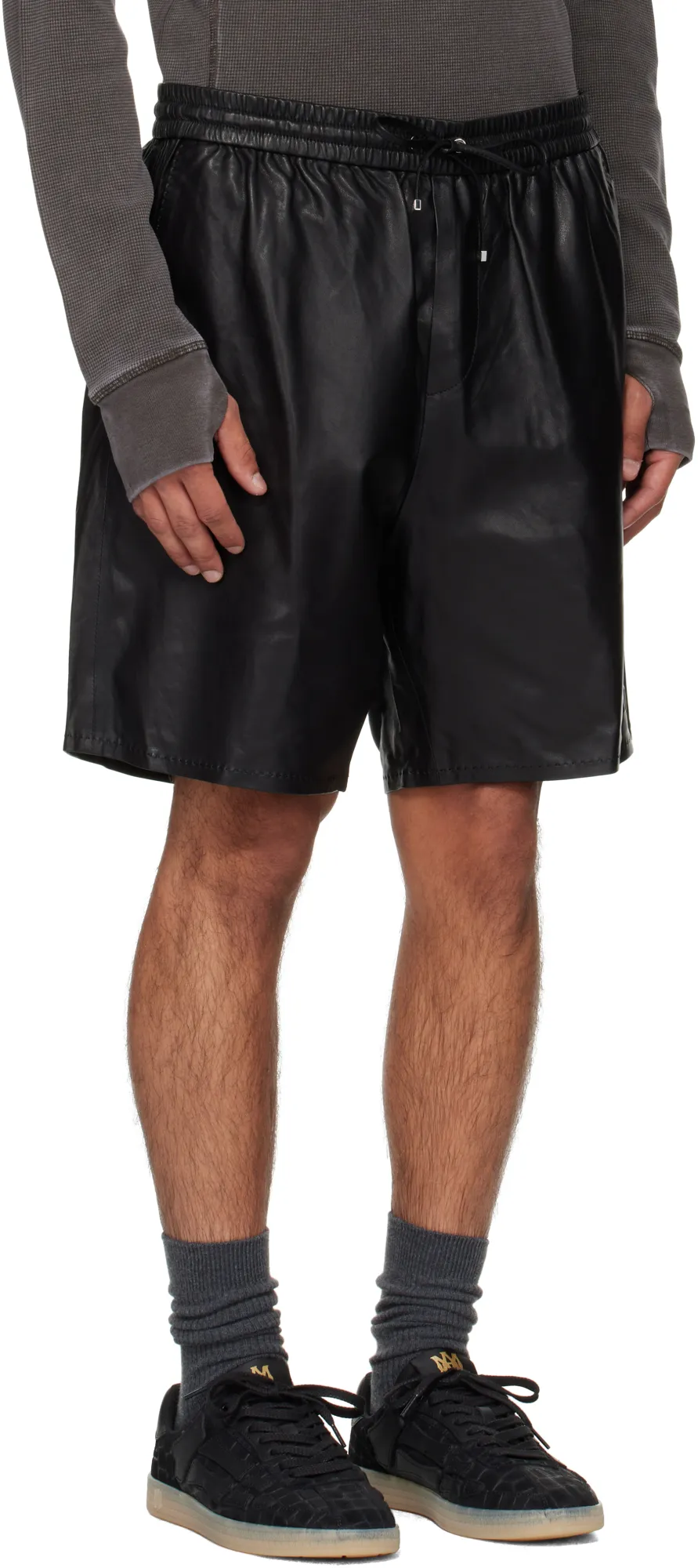 Lightweight Leather Shorts