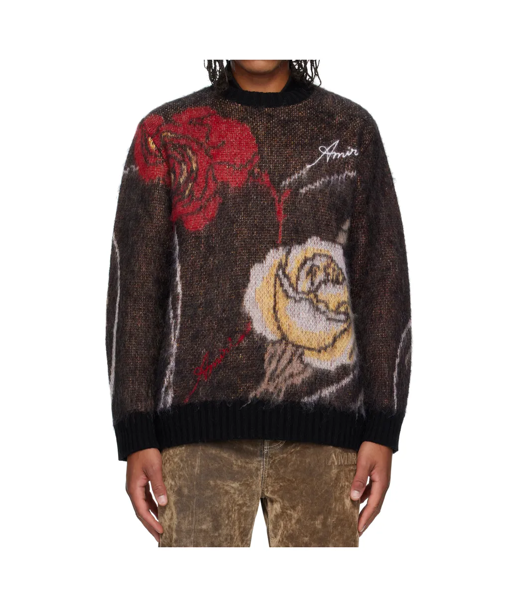 Floral Crewneck Sweater