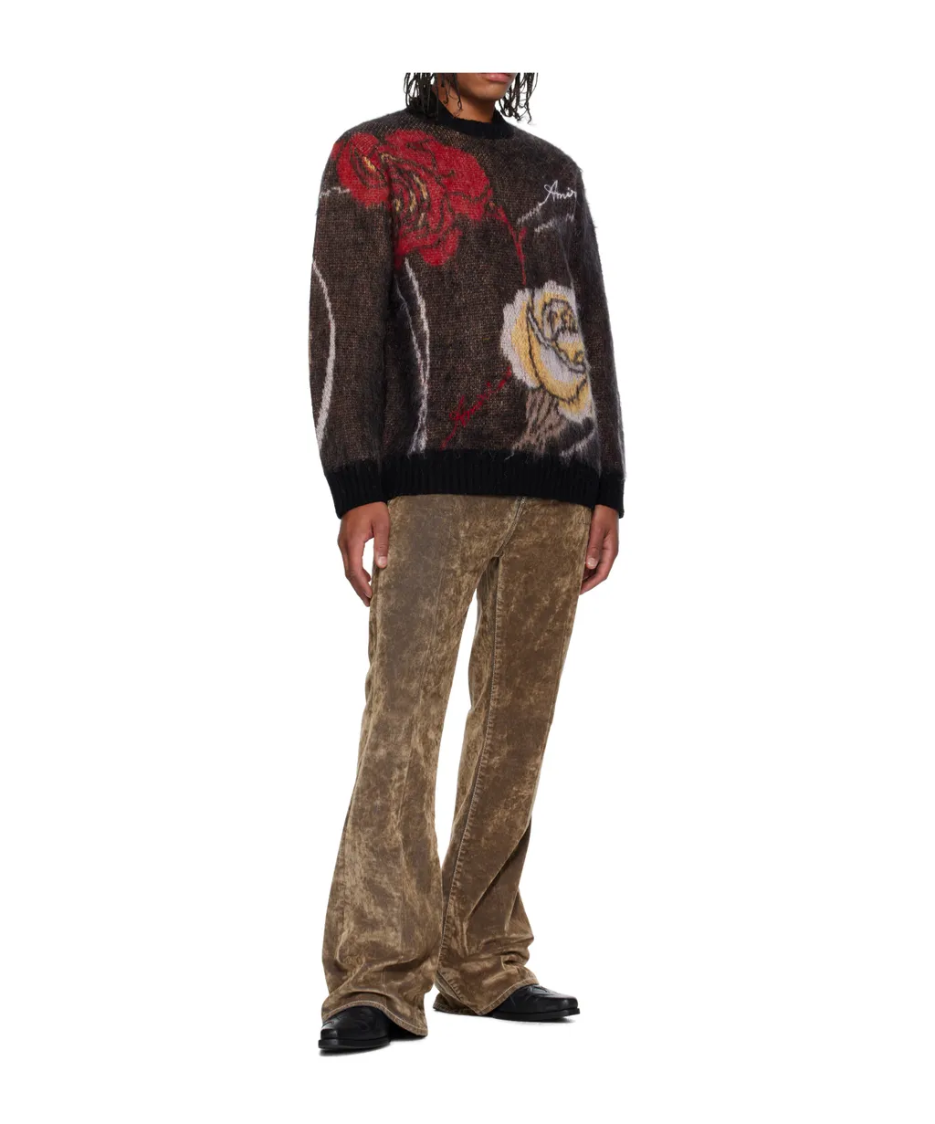 Floral Crewneck Sweater