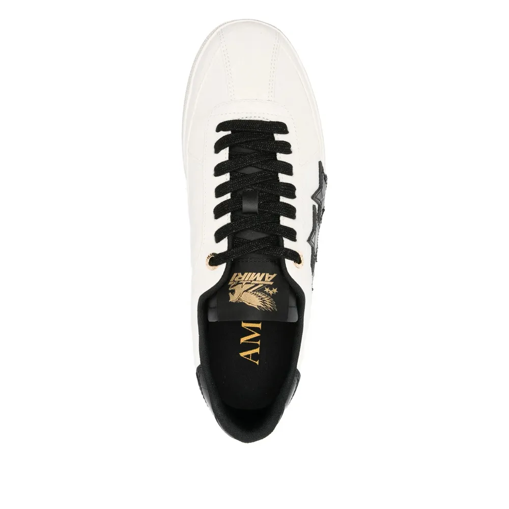 Star Appliqué Lace-Up Shoes