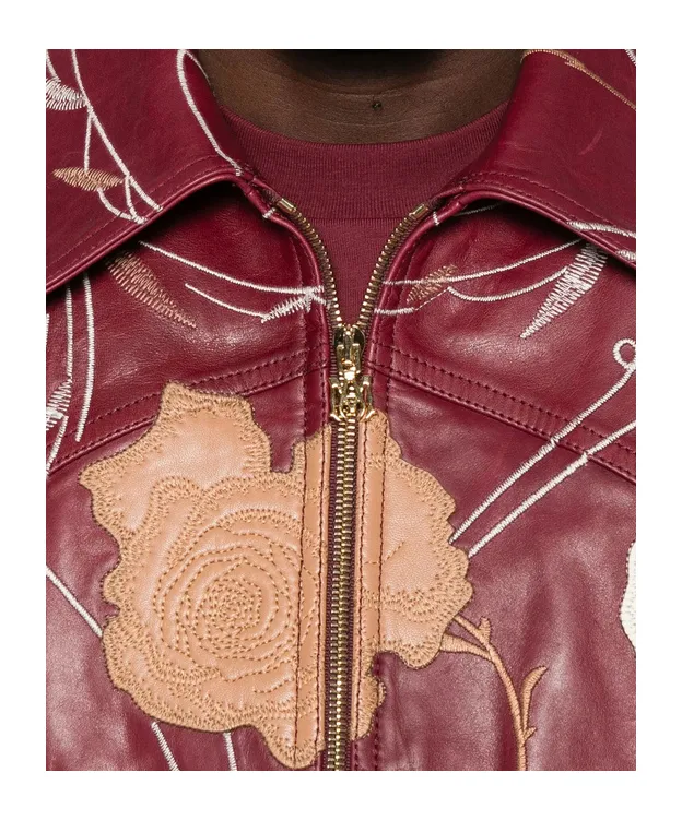 Leather Bomber Jacket