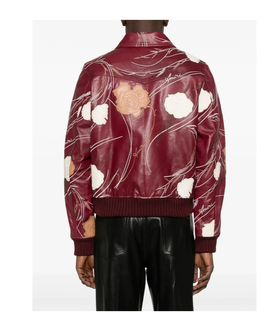 Leather Bomber Jacket