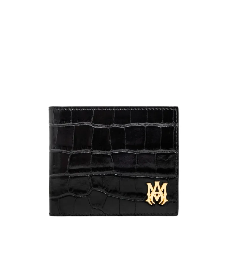 Crocodile-Embossed Wallet