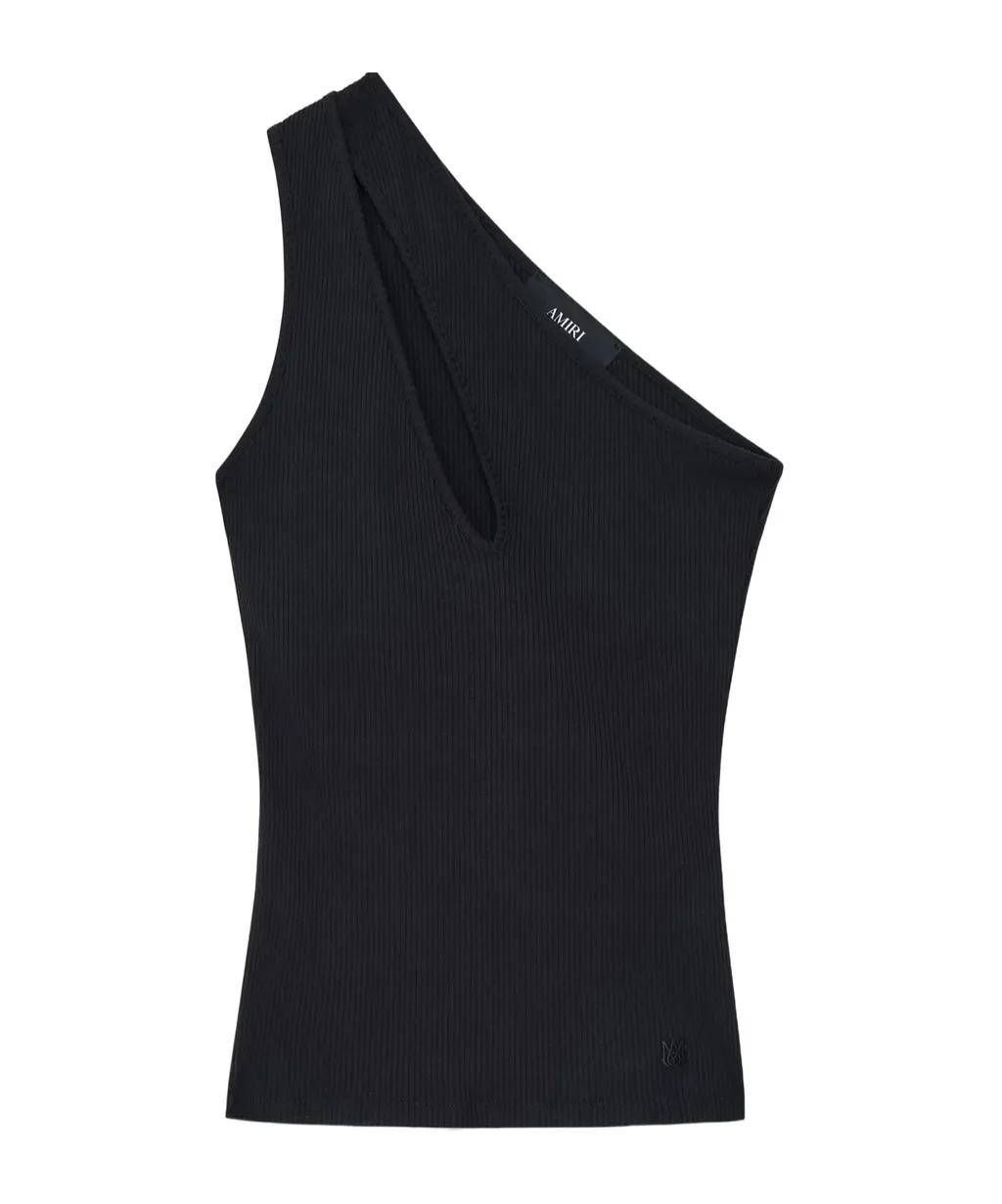 One-Shoulder Keyhole Top