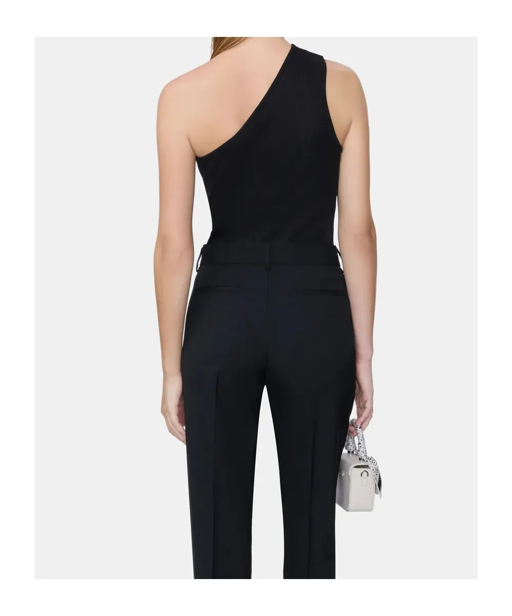 One-Shoulder Keyhole Top