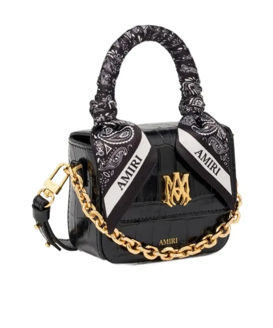 Crocodile-Effect Tote Bag