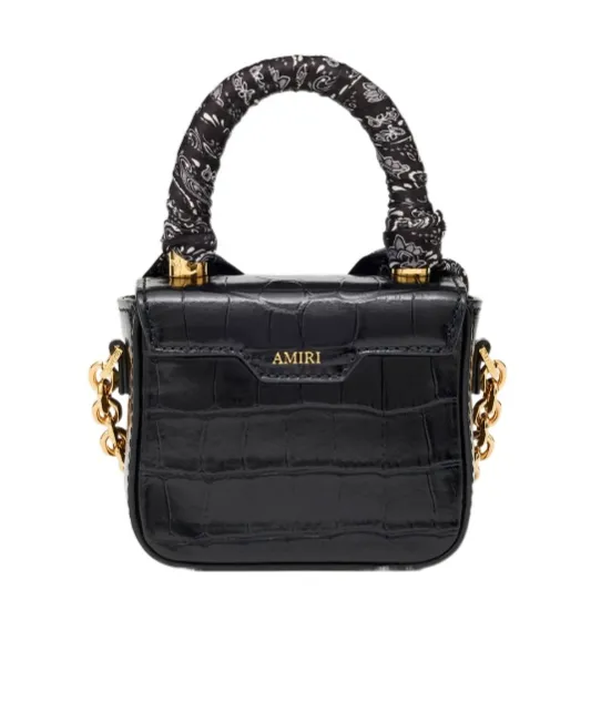 Crocodile-Effect Tote Bag