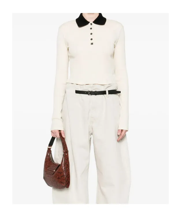 Long-Sleeved Polo Shirt
