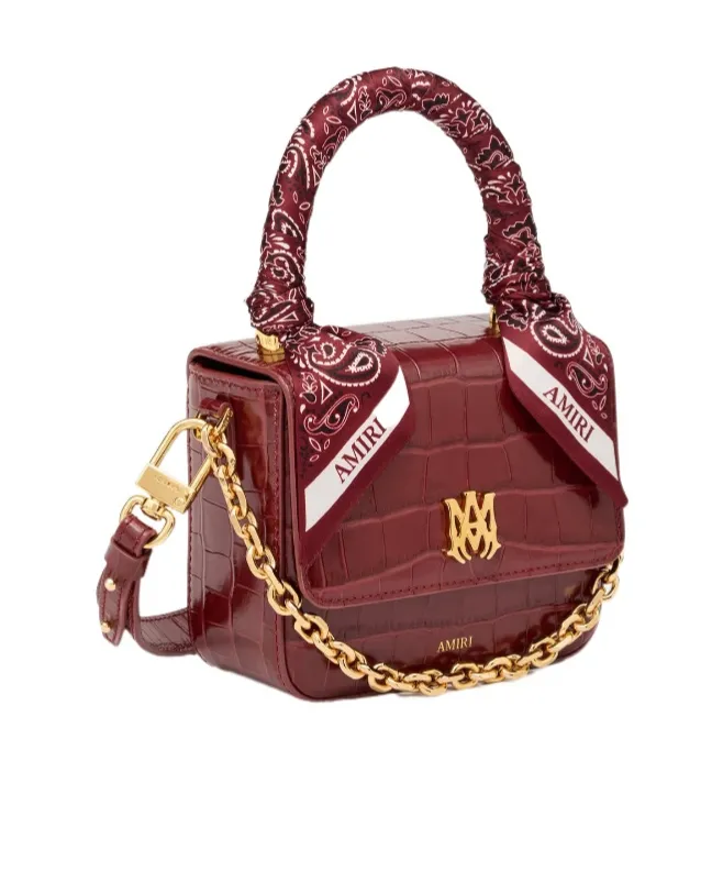 Croc Embossed Micro Ma Bag