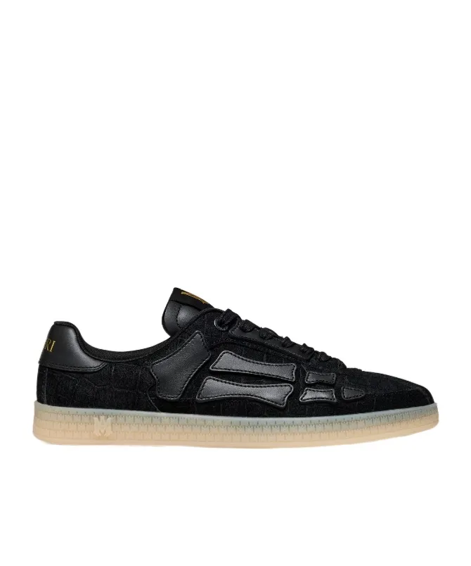 Pacific Bones Croc Embossed Sneakers