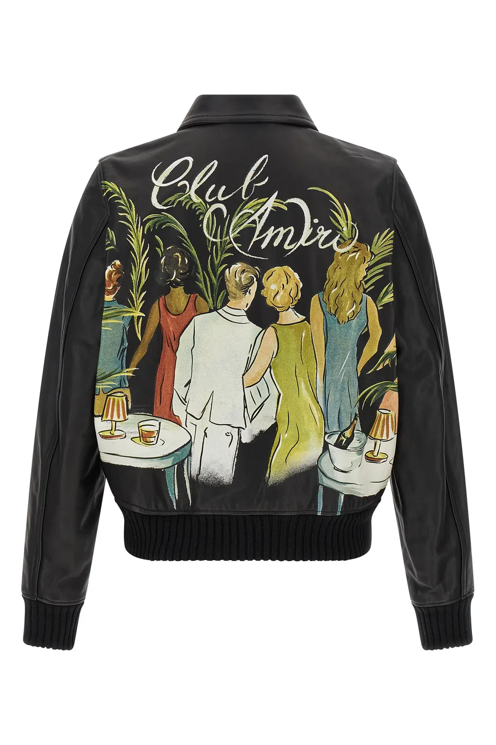Leather Bomber Jacket
