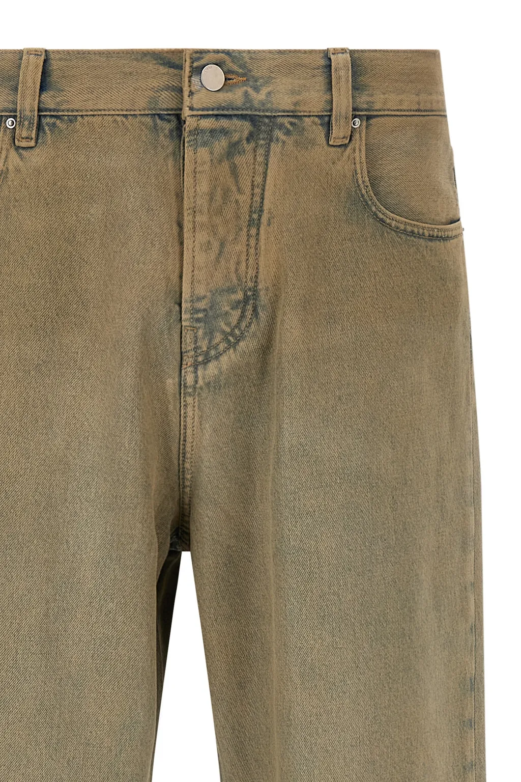 Belt Loop Denim Trousers