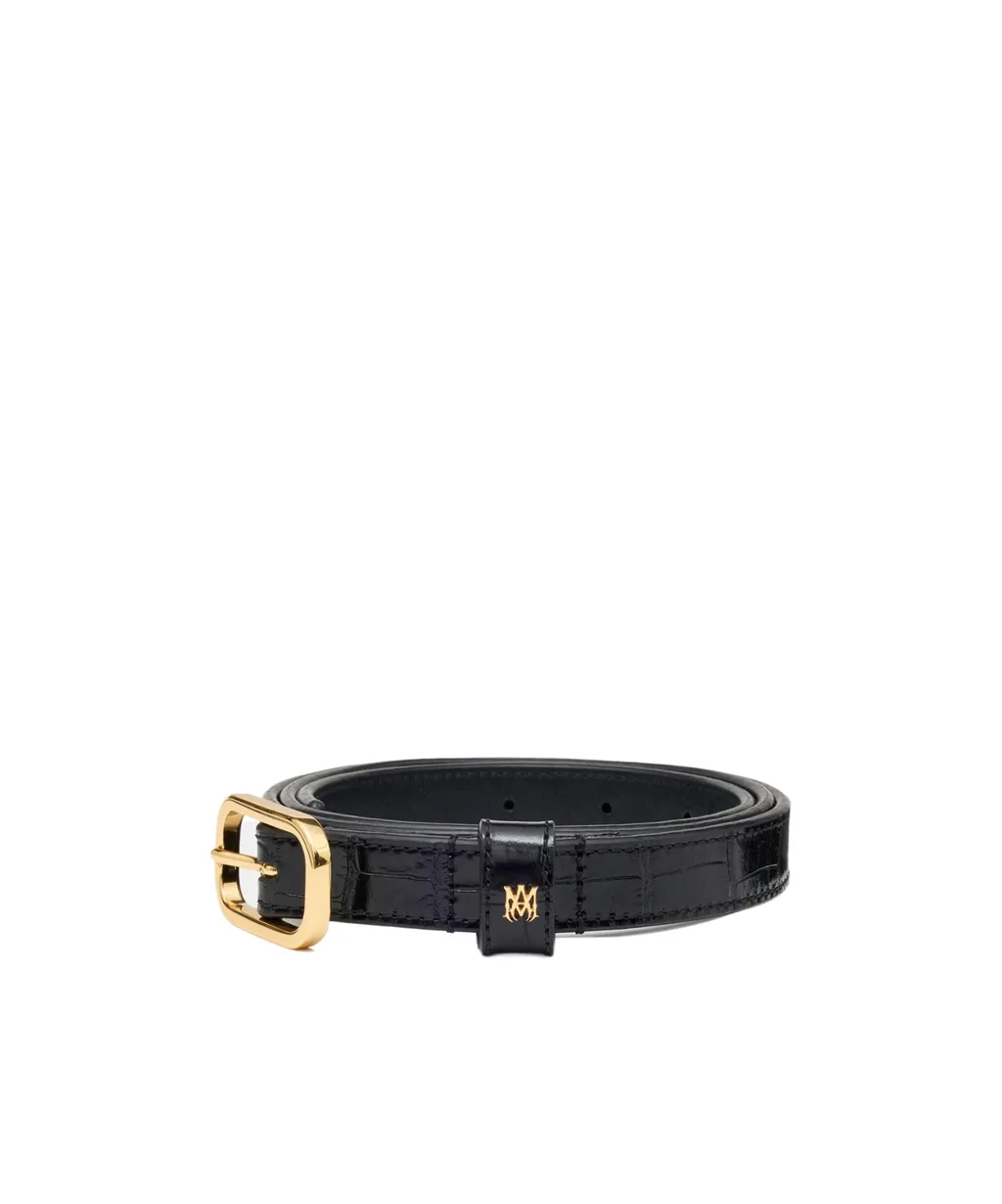 Croc Embossed 2Cm Belt