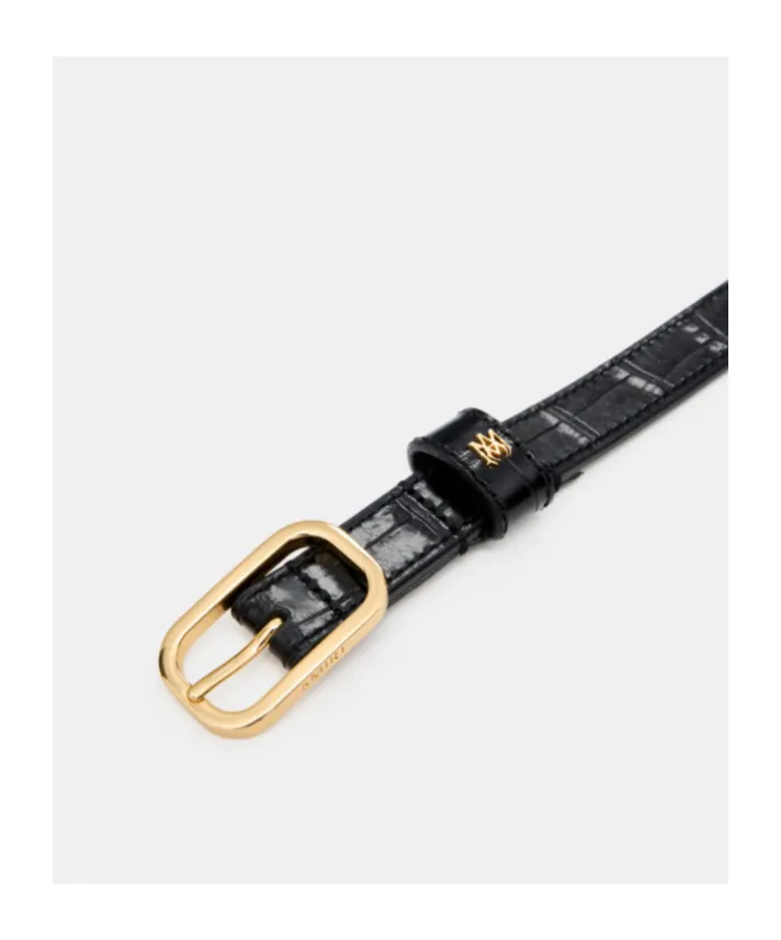 Croc Embossed 2Cm Belt