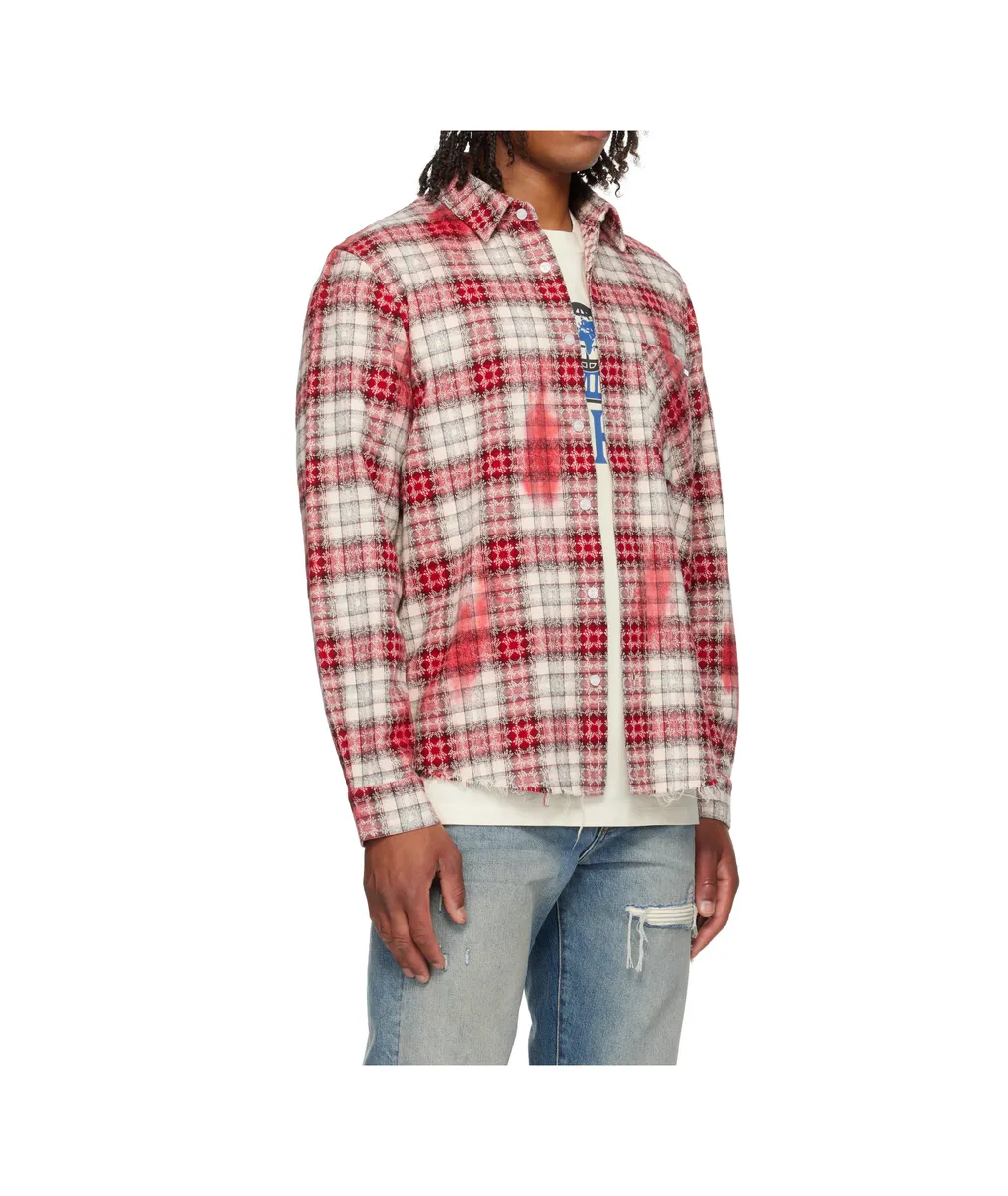 Ma Quad Bleached Flannel Shirt