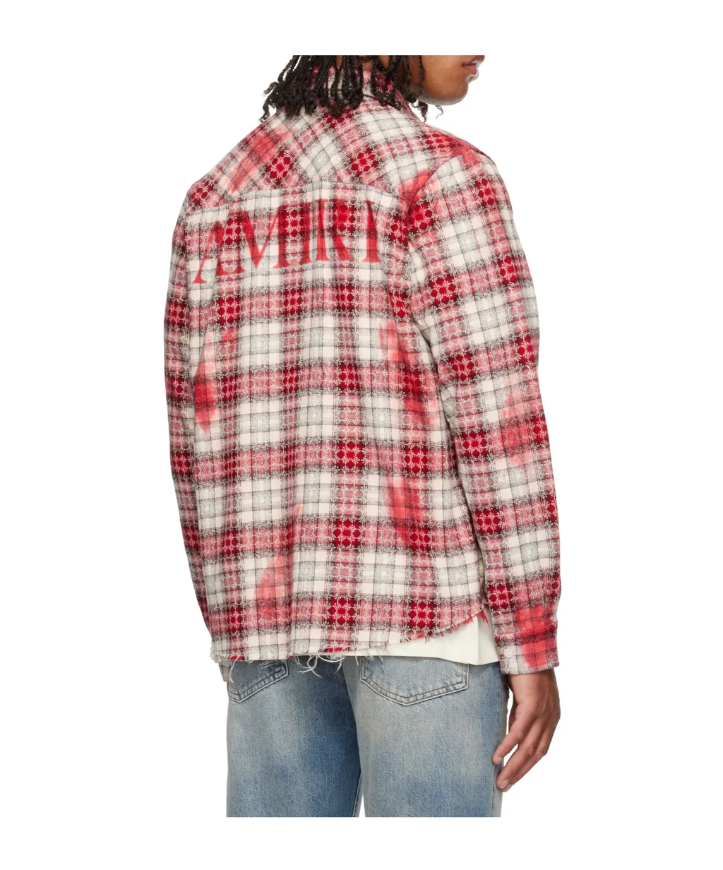 Ma Quad Bleached Flannel Shirt