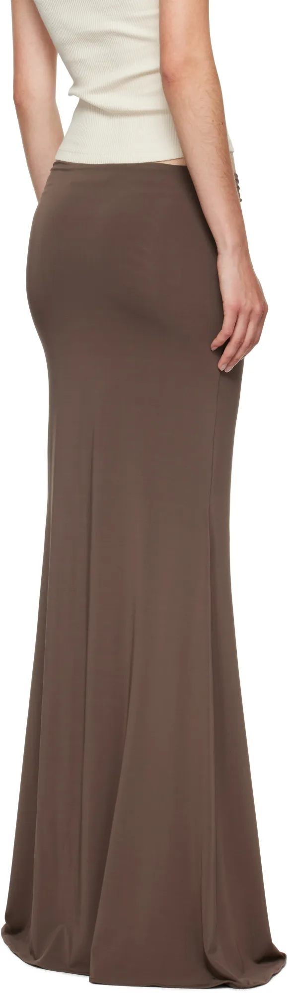 Logo Chain Maxi Skirt