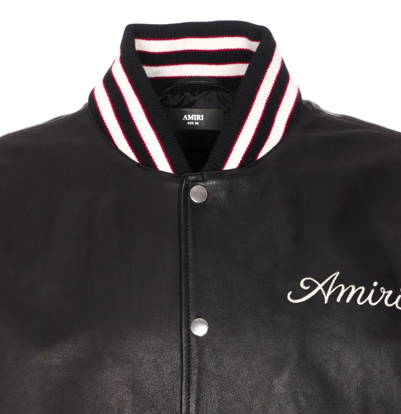 Leather Bomber Jacket