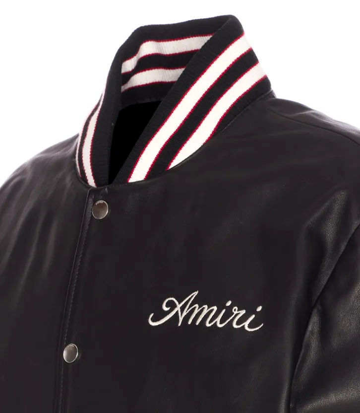 Leather Bomber Jacket