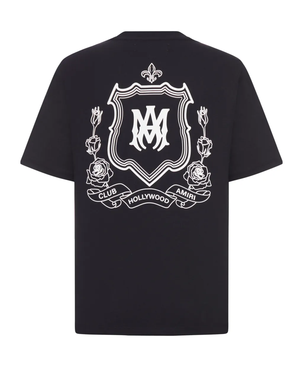 Crest-Printed Cotton T-Shirt