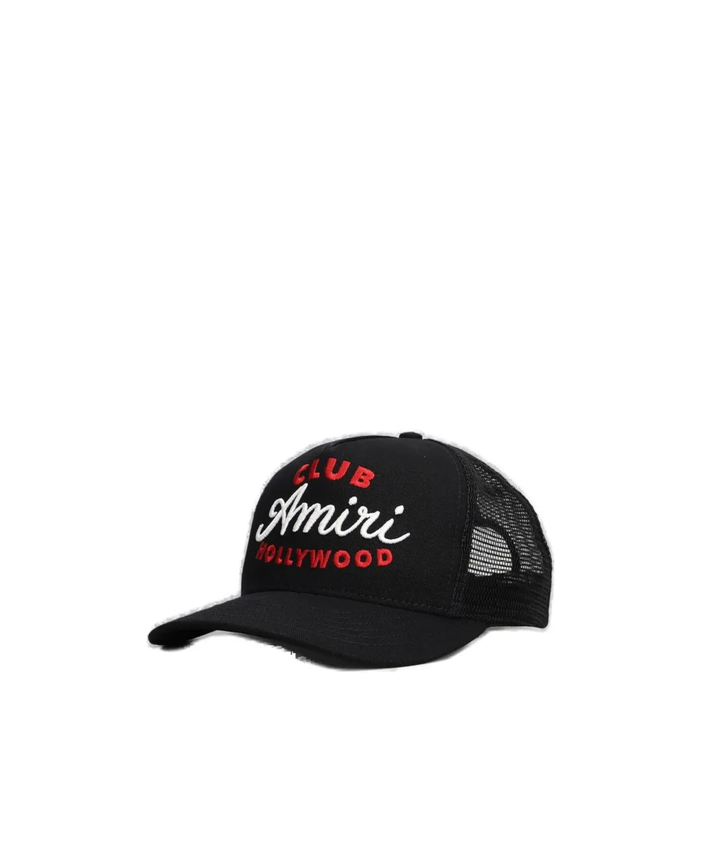 Embroidered Mesh Trucker Cap