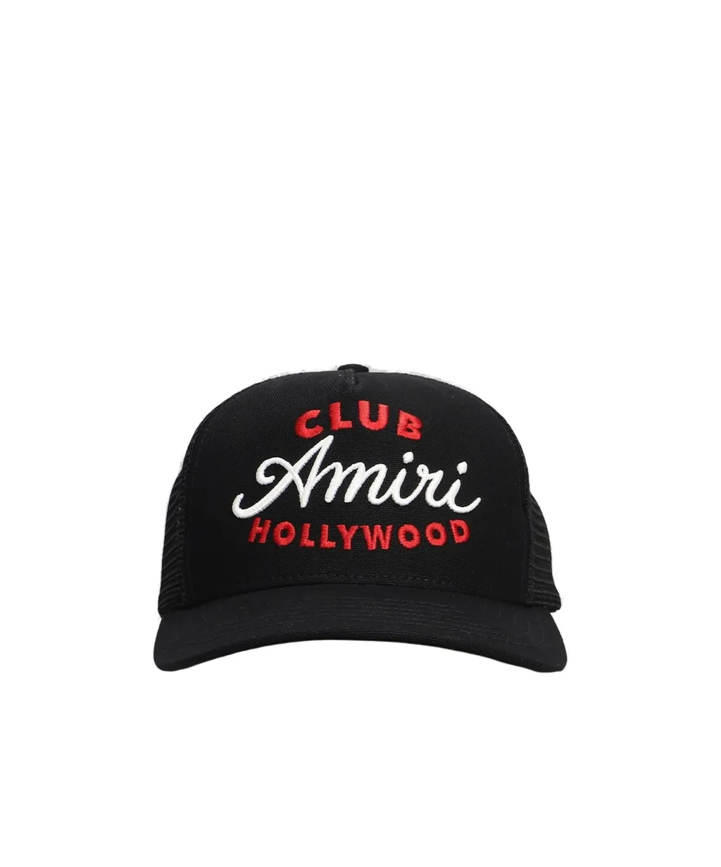 Embroidered Mesh Trucker Cap