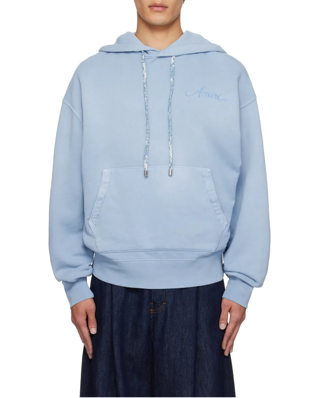 Embroidered-Logo Hoodie